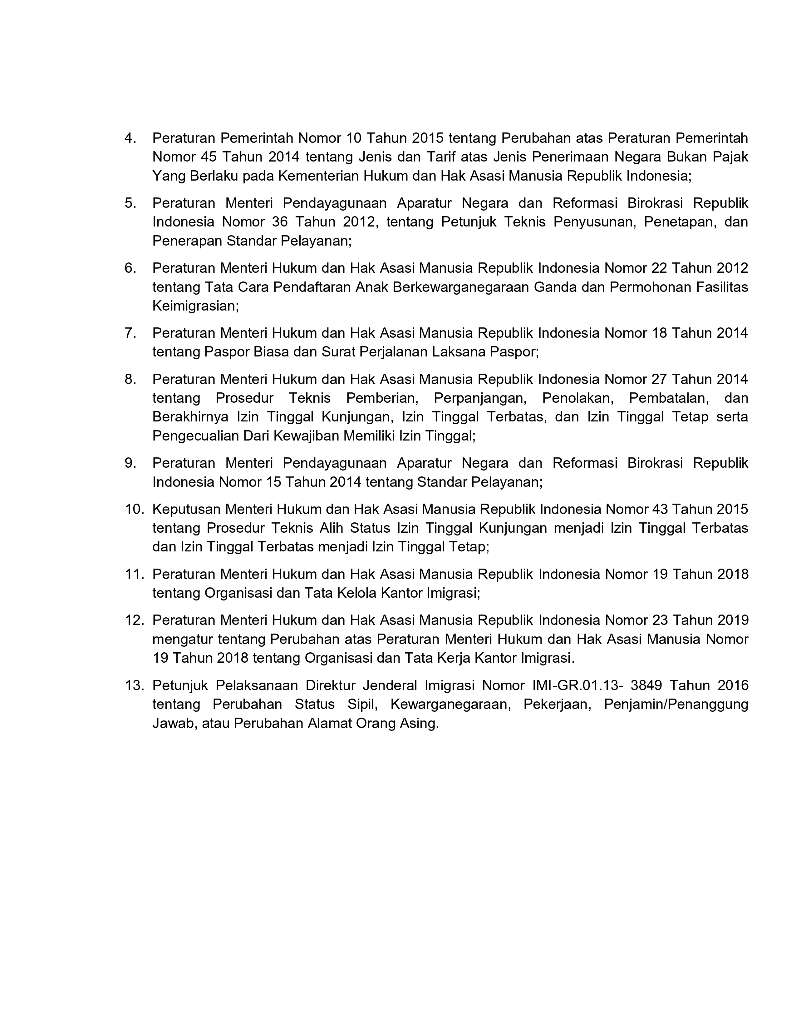 Standar Pelayanan terhadap seluruh jenis pelayanan yang diterbitkan oleh kepala satuan kerja dalam bentuk surat keputusan beserta lampiran 2026 page 0002