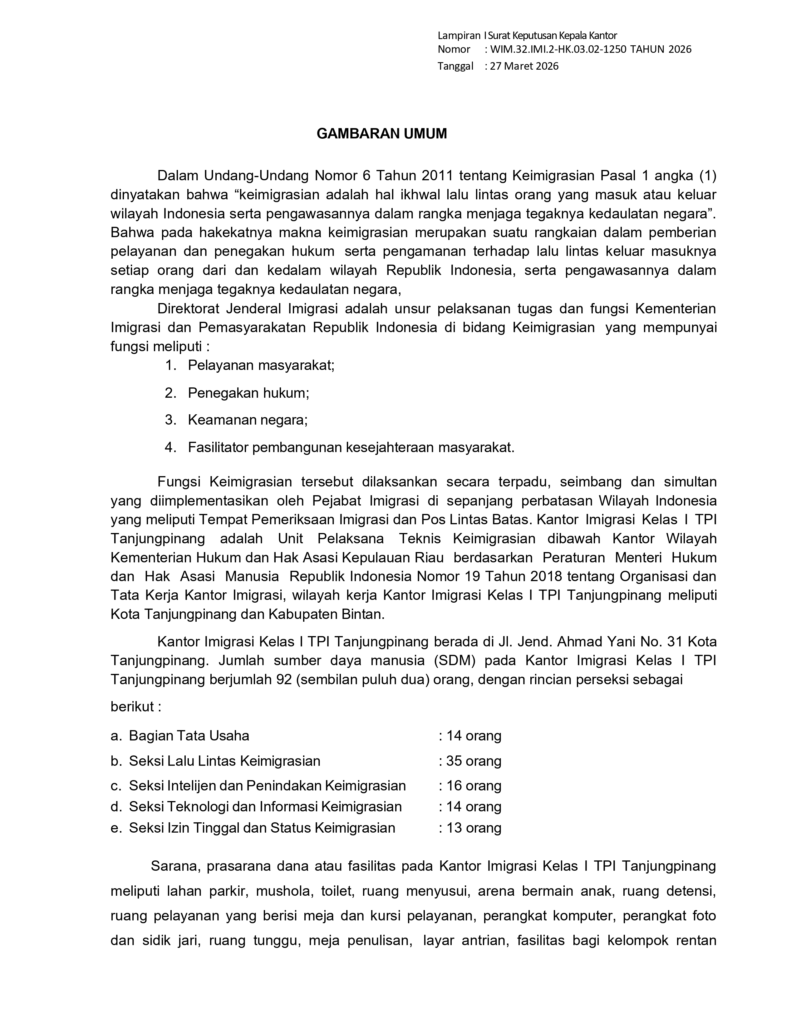 Standar Pelayanan terhadap seluruh jenis pelayanan yang diterbitkan oleh kepala satuan kerja dalam bentuk surat keputusan beserta lampiran 2026 page 0005